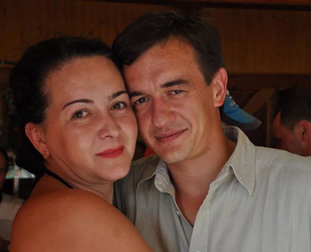 Євген Гапич із дружиною Оксаною. Фото із соціальної мережі Facebook