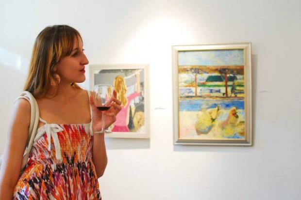 У виставці "Чача" Юрій Боринець поєднав 20 робіт | Фото: http://doba.te.ua/