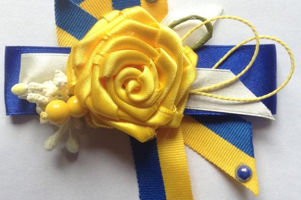 Саме такі брошки будуть виготолвяти у Калуші всі бажаючі | Фото: Світлана Олійник