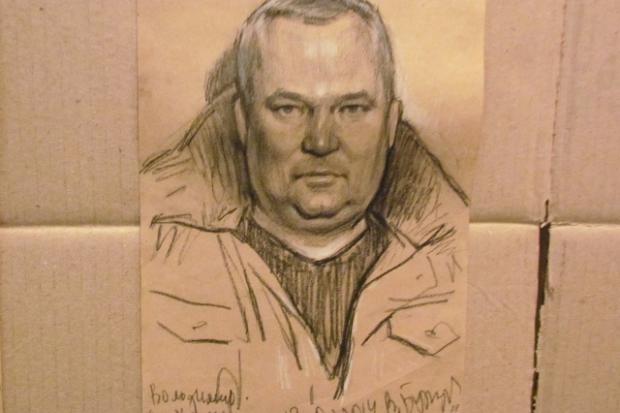 Товариш художника, калушанин Володимир Іваницький | Фото: Тетяна Русінкевич