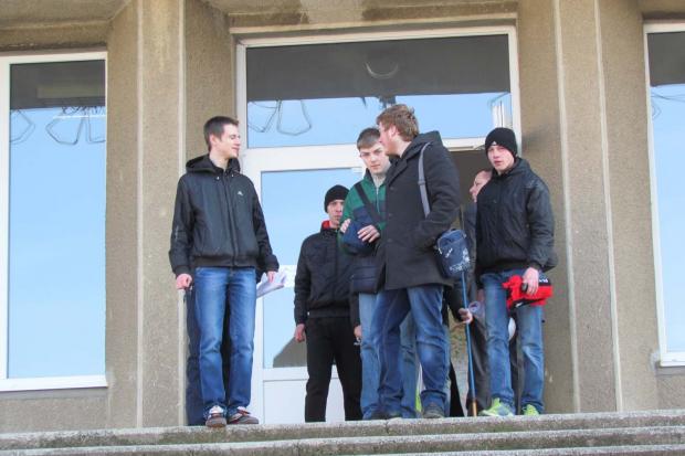На виконання своїх вимог студенти дали Калуській РДА тиждень часу | Фото: Оксана Пілянська