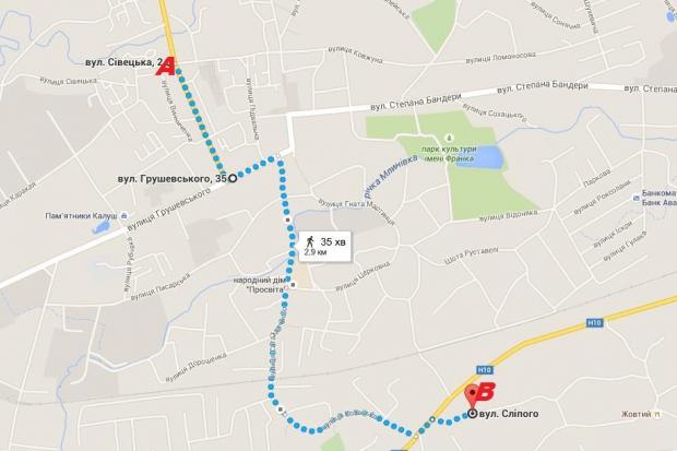 Пробіг орієнтовно триватиме півгодини, а його протяжність &mdash; майже три кілометри | Фото: Калуський МЦФЗН "Спор