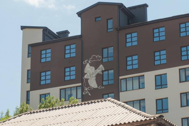 Художники працювали 9 годин і завершили роботу за один день | Фото: Daria Bragina/Facebook