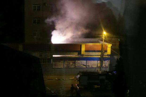 Пожежа сталася сьогодні уночі | Фото: Калуський формат/ВКонтакте