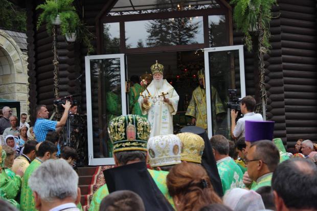 Патріарх переконаний, що, хоча церкви і мають різну позицію щодо подій на сході, Україна переможе