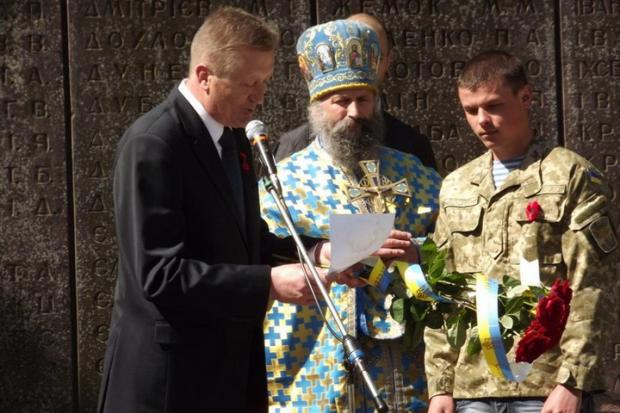 Іван Ленчевський 9 травня був гостем урочистостей у Городенці