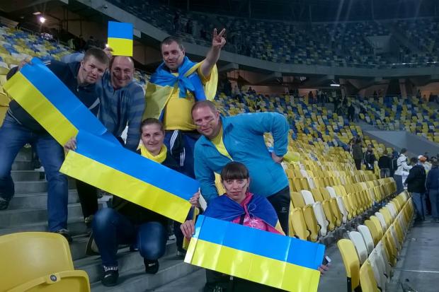 Матч запам'ятався калушанам насиченою грою та теплою атмосферою | Фото: Любов Гасяк