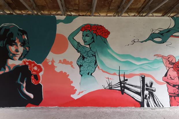 Ще незавершена робота Юрія Пітчука | Фото: Вадим Войтик