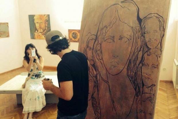 Володимир Прокопишин презентує калушанам "діюче" мистецтво