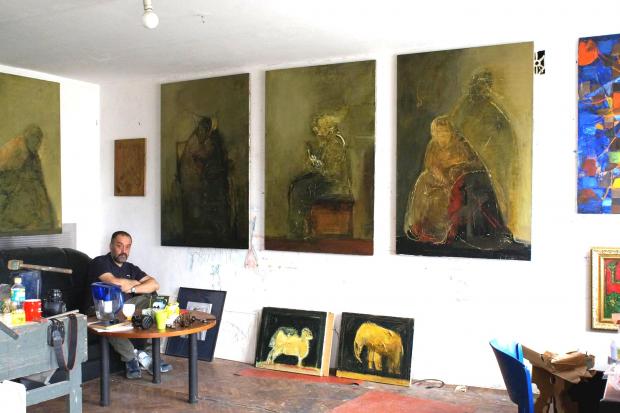 Серія робіт написана під враженням відвідування автором Будинку для літніх і хворих людей у Штраубінгу | Фото: cultprost