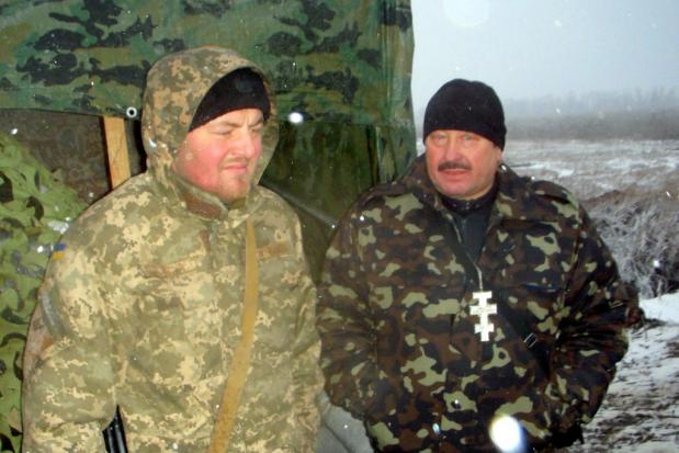 Отець Дмитро Бігун погодився на відрядження в зону проведення антитерористичної операції до бійців, що несуть службу на 