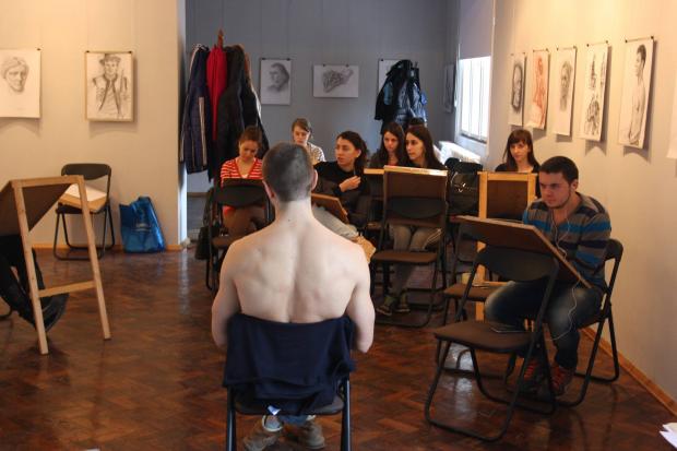 Одним із натурників став "голос" ФМ-радіо Женя | Фото: Артур Єфремов