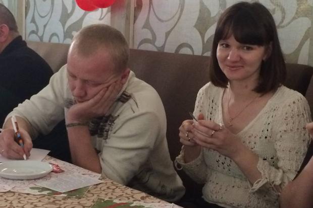 Учасники АТО спільно з своїми другими половинками приймали активну участь у конкурсах, вікторинах, іграх, а також склада