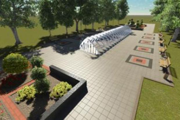 Зараз триває  масштабна комплексна реконструкція пам&rsquo;ятника та прилеглої території | Фото: Долинська міська рада