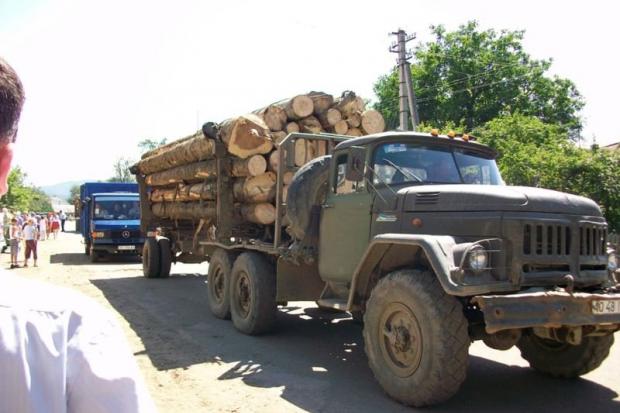 Ілюстрація. Селяни, якщо нічого не зміниться, готові перекривати дорогу і не пускати лісовози