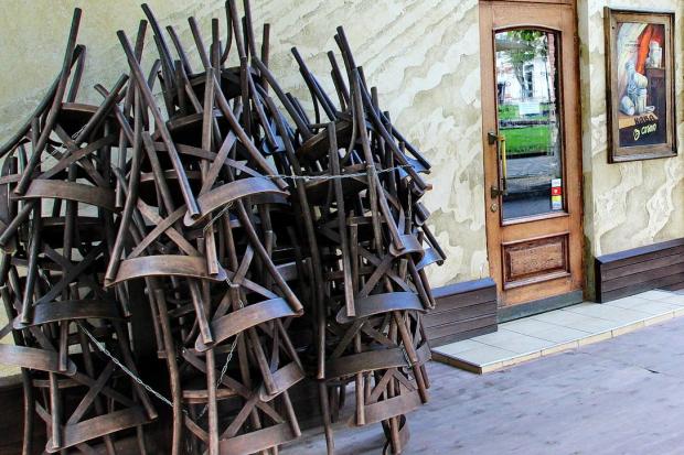 Таким побачив безлюдний Івано-Франківськ художник Ігор Роп'яник