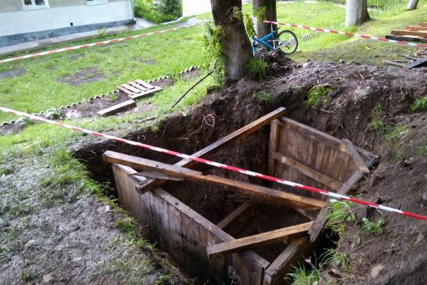 Дослідники твердять, що, імовірно, розкопали замкову криницю | Фото: Роман Романів