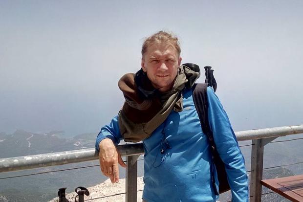 В'ячеслав Жегар під час чергової мандрівки до Туреччини