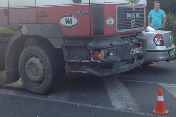 На місці ДТП вже працює поліція | Фото: Анна Чельцова