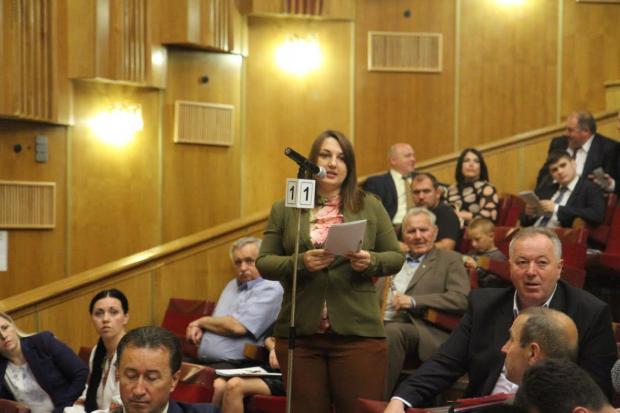 Ольга Галабала підкрелсила, що у звіті немає переліку об'єктів, які були завершені і здані за таку суму коштів | Фо