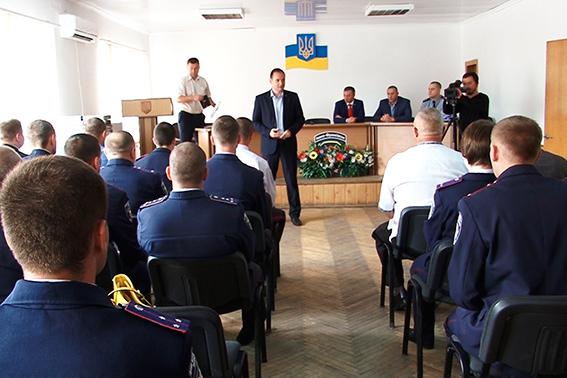 Міський голова Руслан Марцінків привітав дільничних з професійним святом | Фото:  Сектор комунікації Головного управлінн