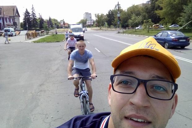 Велопробіг стартував з бульвару Незалежності | Фото: Любомир Кава