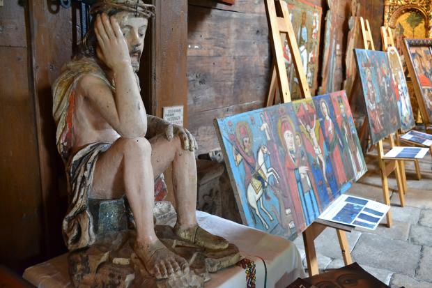 У Святодухівській церкві представили відреставровані твори