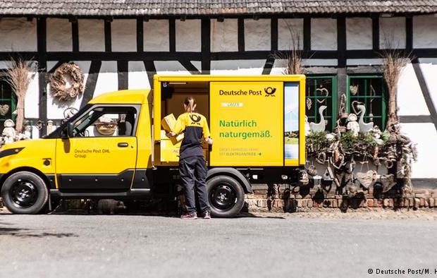 Автопарк німецького поштового гіганта Deutsche Post, якому належить і міжнародна служба експрес-доставки DHL, складає в 
