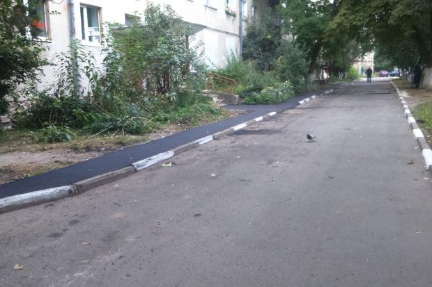 Тротуари на вулиці Сівецька уже оновили | Фото: Калуш Урбаністичний/ВКонтакті