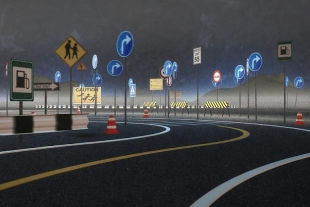 Ілюстрація. Місцеві комунальники вирішили замінити в Івано-Франківську всі дорожні знаки на "європейські". | Ф