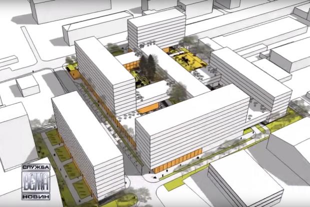 Багаторівнева парковка у середмісті Івано-Франківська. | Фото: vezha.org