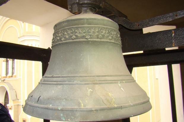 Одних зі дзонів знаходиться у дзвінниці церкви Архистратига Михаїла в Калуші. | Фото: Василь Фіцак