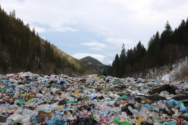 У серці Карпат зростає стихійне сміттєзвалище