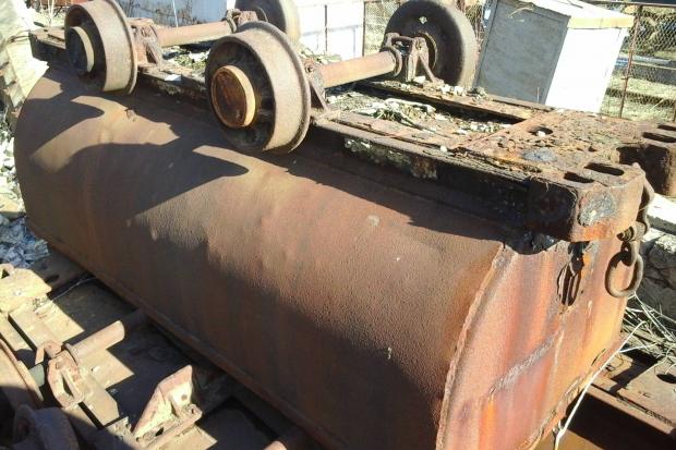 Вагонетка, якою користувалися калуські шахтарі, поповнить краєзнавчий музей міста