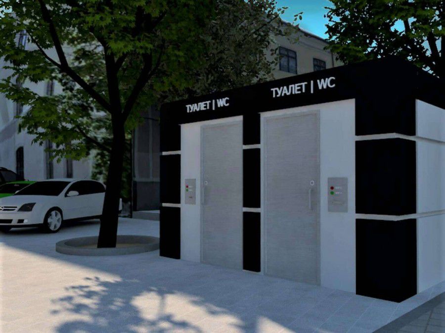 Так виглядатиме громадська вбиральня за проектом Назара Рогіва