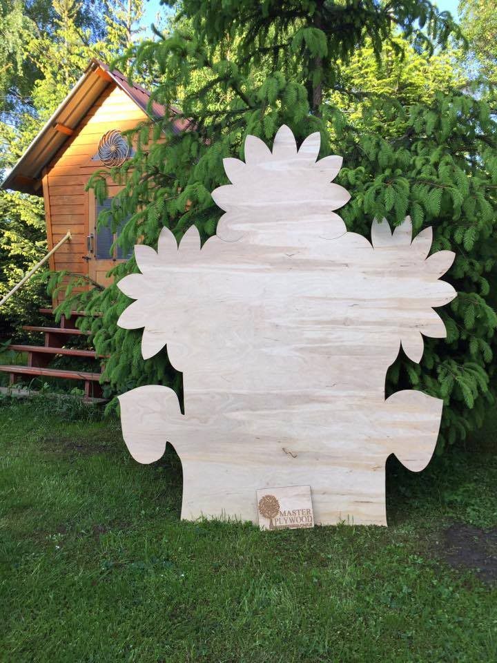 Фотозону виготовила на замовлення управління культури Таїсія Білоус