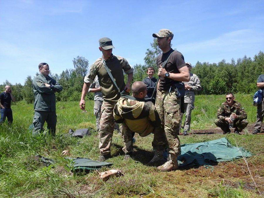 Калушани взяли участь у військових навчаннях | Фото: Віктор Павлів