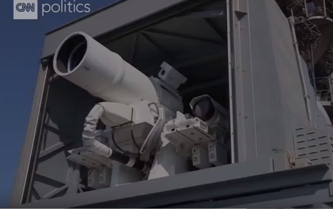 Система LaWS (Laser Weapons System) розміщена на борту корабля-амфібії USS Ponce