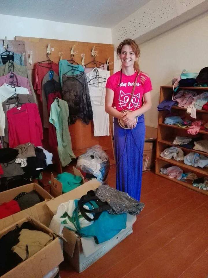 З ініціативи та організації Марти Якимів відкрито пункт благодійної роздачі одягу &laquo;Шафарня&raquo;