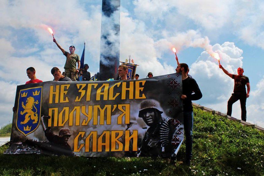 Меморіал воякам Першої української дивізії &laquo;Галичина&raquo; УНА | Фото: Світлана Небилович