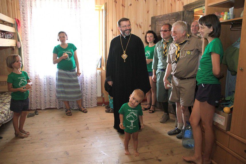 Блаженніший Святослав підкреслив, що для нього є честю побувати на місці, де свого часу перебували Митрополит Андрей Шеп