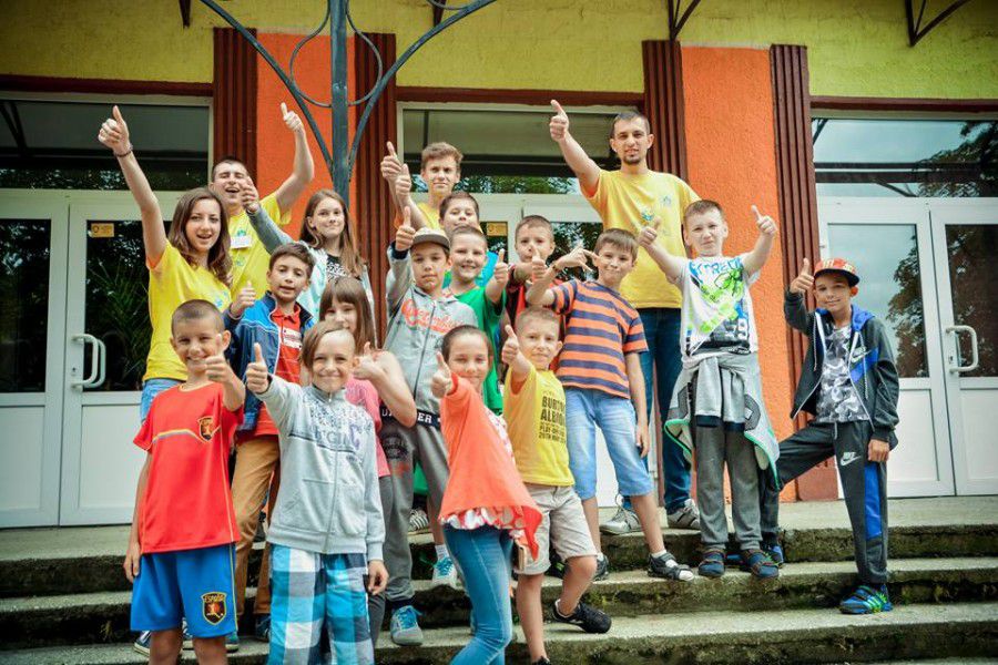 Учасники табору взяли участь у квесті, який організував калуський "CreativeClub" | Фото: Мар'яна Сурмей