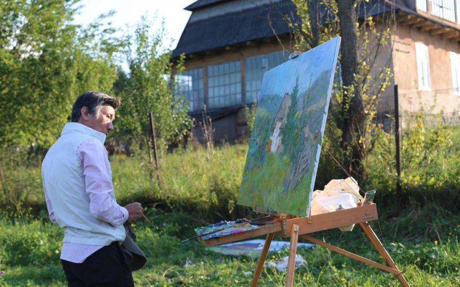 Очолив таких очікуваних гостей видатний китайським художник, ректор Центральної академії мистецтв у Пекіні Фань Ді Ань