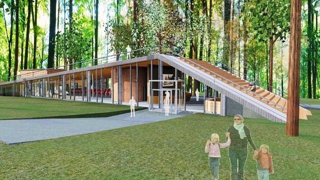 Зараз на місці розташування візит-центрів ведуться будівельні роботи