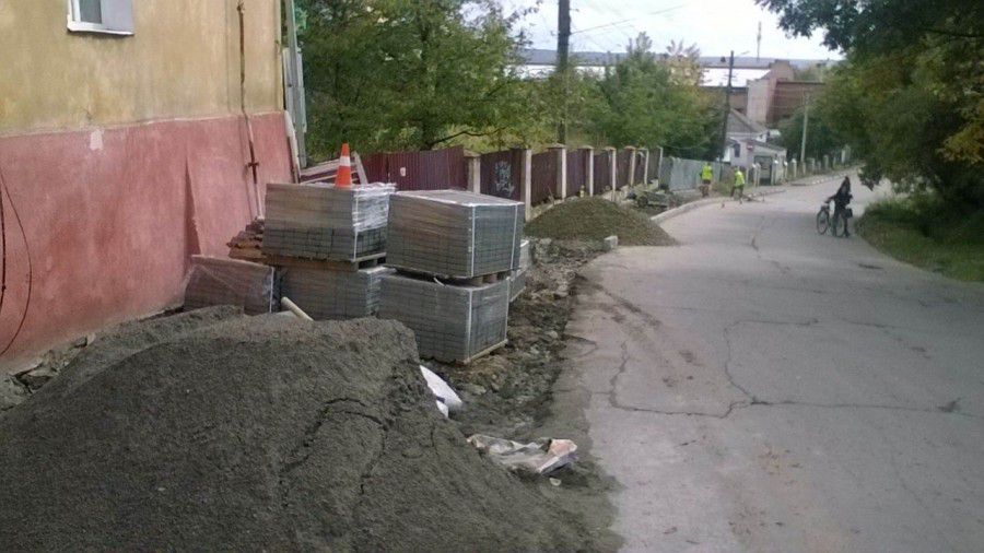 Приватний сектор Калуша отримає нові тротуарні доріжки з бруківки
