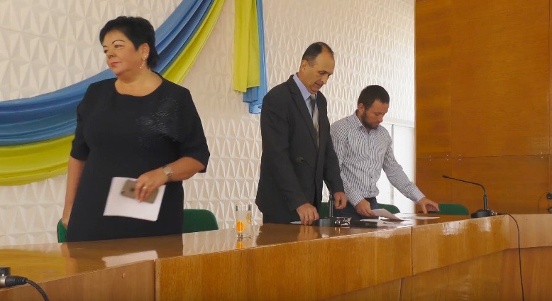 Наталія Бабій не відповіла на жодне запитання депутатів Калуської райради