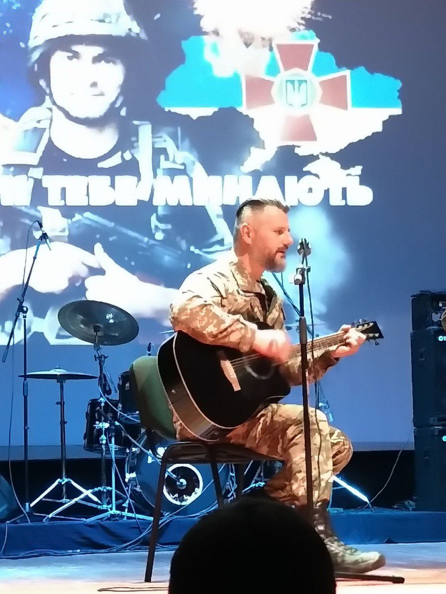 Учасником фестивалю став калуський священик &mdash; капелан о. Федір Мороз | Фото: Віталій Кобута