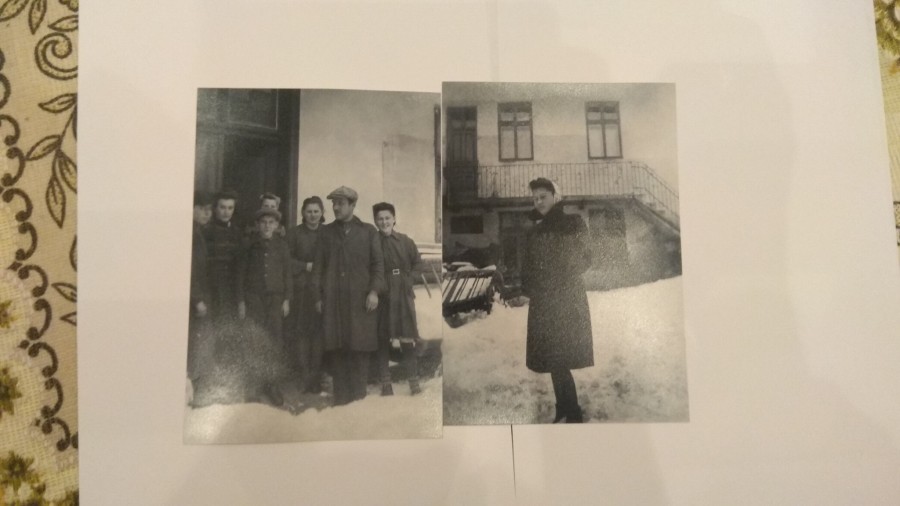 Колектив калуської друкарні. Фото з архіву Маріанни Удод (1942-44 роки) 