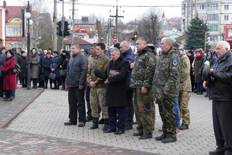 У Калуші в рамках відзначення Дня Гідності та свободи відбулося тематичне віче