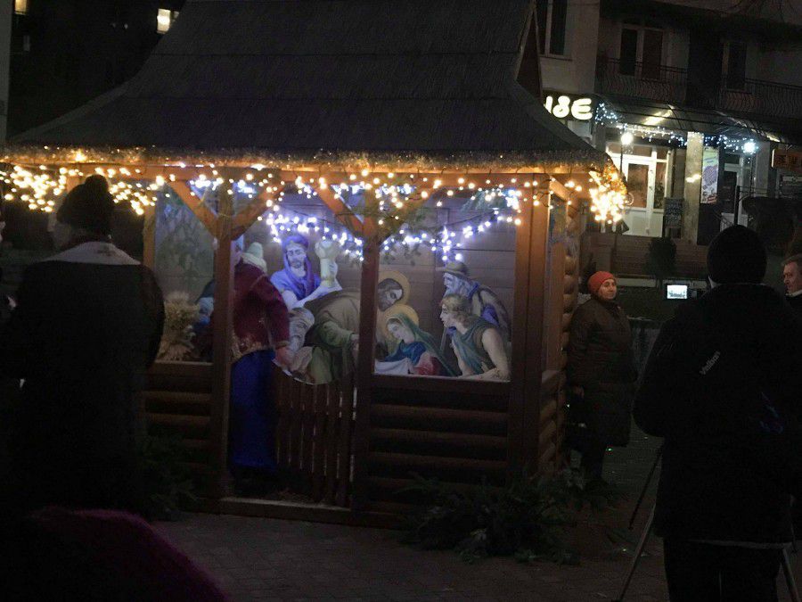 Ідея Різдвяної шопки належить колишньому архітектору міста Петру Пострильоному